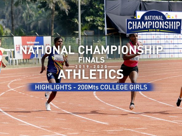 RFYS Athletics Championship 2019-20 | College Girls 200M Highlights