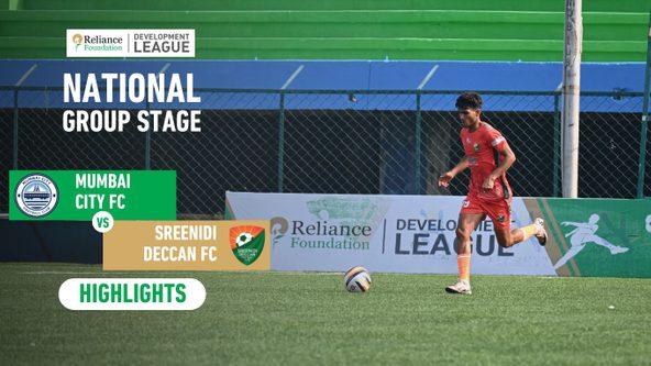 MUMBAI CITY FC 2 - 2 SREENIDI DECCAN FC | NATIONAL GROUP STAGE | GROUP B | RFDL 2024-25