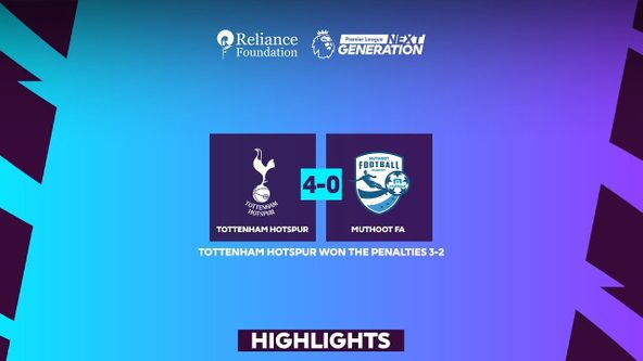 Tottenham Hotspur vs Muthoot FA | Highlights | PL Next Gen Cup 2024