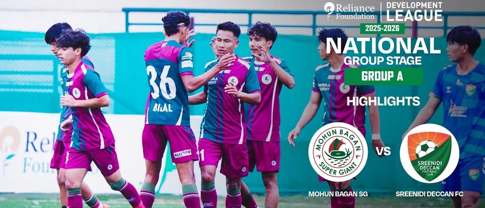 Mohun Bagan SG 3-0 Sreenidi Deccan FC | Highlights | RFDL National Group Stage (Group A)