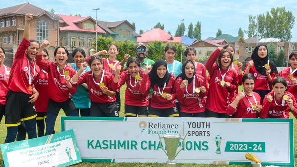 Girls take centre stage as RF Youth Sports Football returns to Kashmir