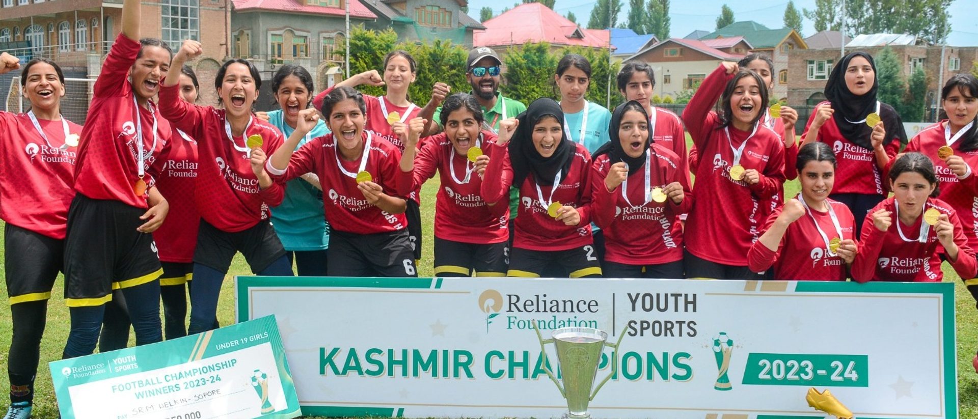 Girls take centre stage as RF Youth Sports Football returns to Kashmir