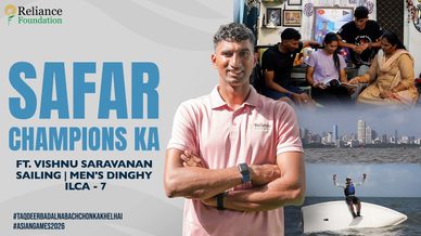 Vishnu Saravanan: India’s Sailing Star Chasing Asian Games Gold | Reliance Foundation Sports