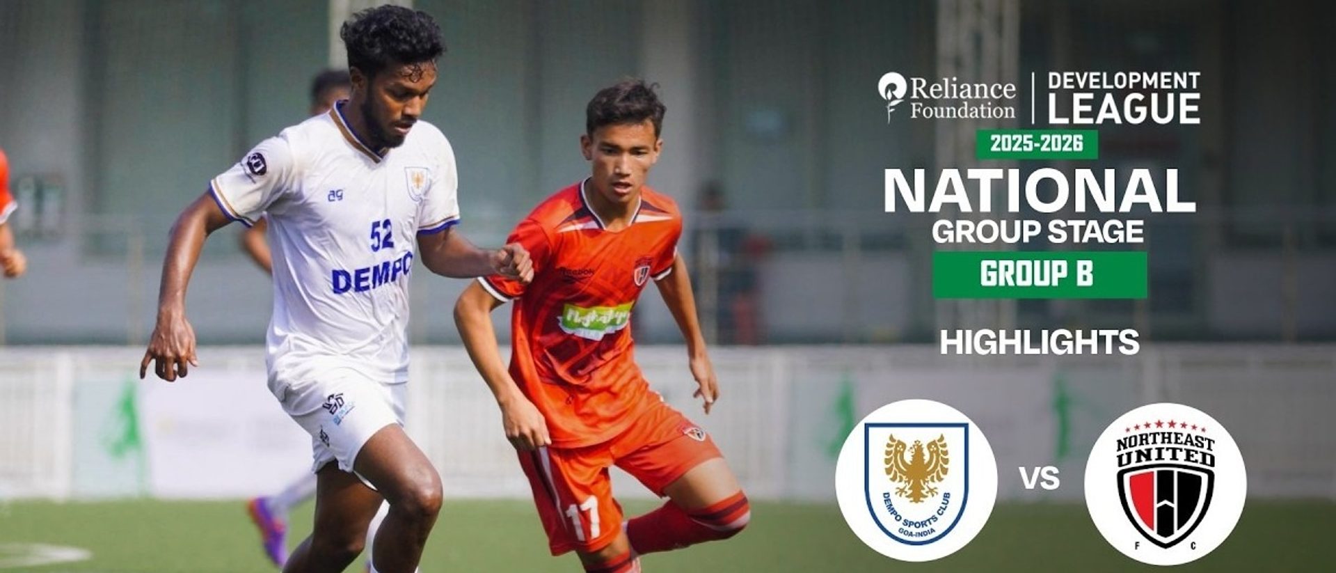Dempo SC 1-1 NorthEast United FC | Highlights | RFDL National Group Stage (Group B)