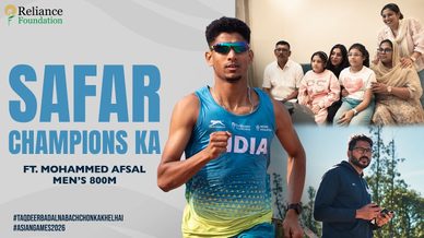 Mohammed Afsal: The Journey to India’s 800m National Record | Reliance Foundation Sports
