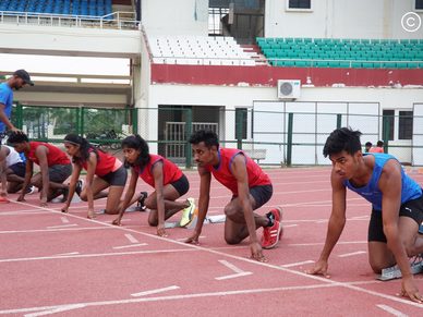 Training at the RF Odisha Athletics HPC
