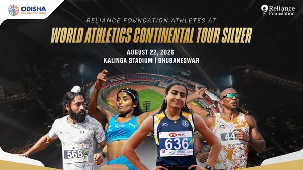 "Reliance Foundation athletes look to gear up for Asian Games at Silver Level meeting in Bhubaneswar"