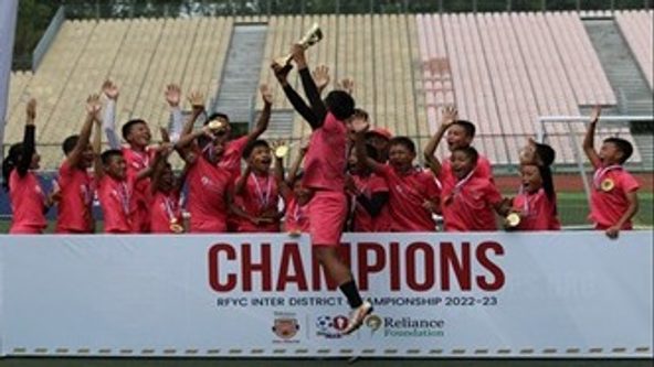 First season of the Reliance Foundation Young Champs Naupang League wraps up with participation from over 1500 boys and girls from Mizoram across the age categories of U7, U9, U11 and U13  