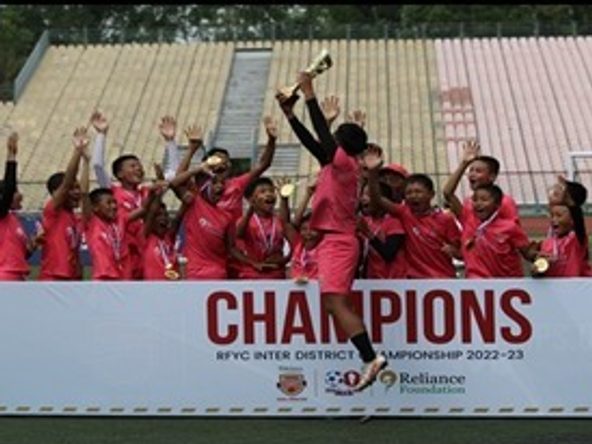 First season of the Reliance Foundation Young Champs Naupang League wraps up with participation from over 1500 boys and girls from Mizoram across the age categories of U7, U9, U11 and U13  
