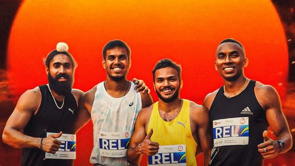Rising Fast: India’s 4x100m Quartet Shatters National Record, Eyes Asian Glory