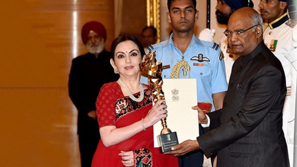 Reliance Foundation Conferred with Rashtriya Khel Protsahan Puruskar Reliance Foundation Conferred with Rashtriya Khel Protsahan Puruskar