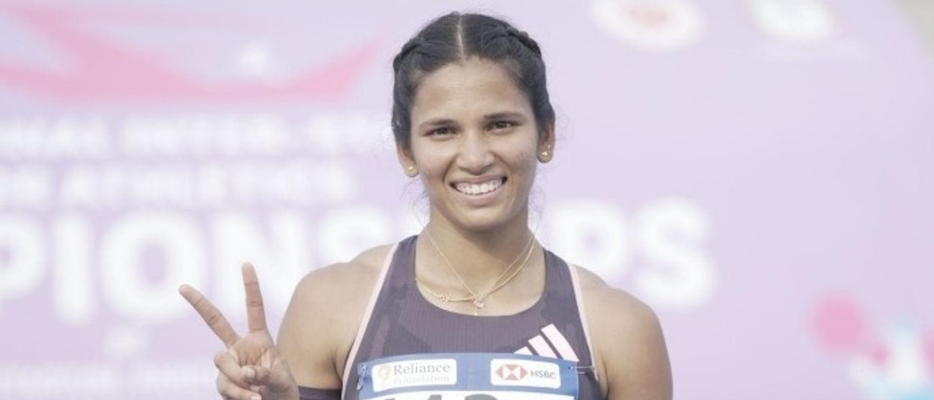 Reliance Foundation athlete Jyothi Yarraji breaking her own 60m hurdles national record in France today in her first competition of 2025