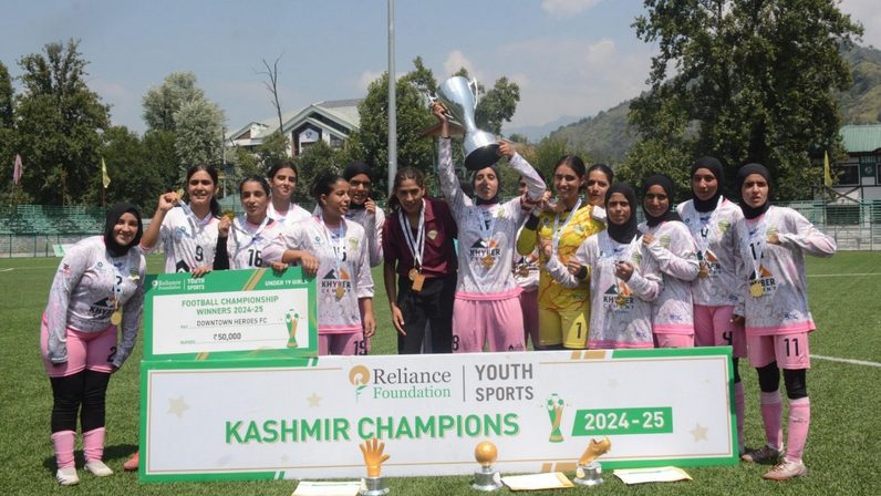 Reliance Foundation’s Kashmir U19 Girls' Football Tournament Concludes with a Thrilling Finale
