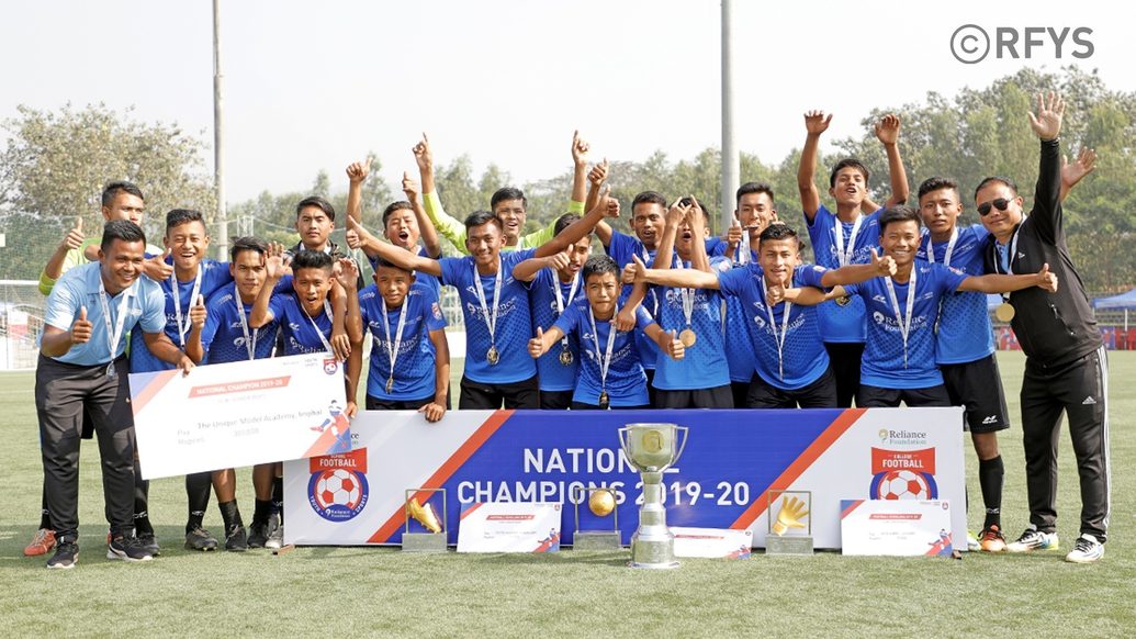 National Finals, Sub Junior Boys: The Unique Model Academy, Imphal put up a dominant display to be crowned as National Champions National Finals, Sub Junior Boys: The Unique Model Academy, Imphal put up a dominant display to be crowned as National Champions