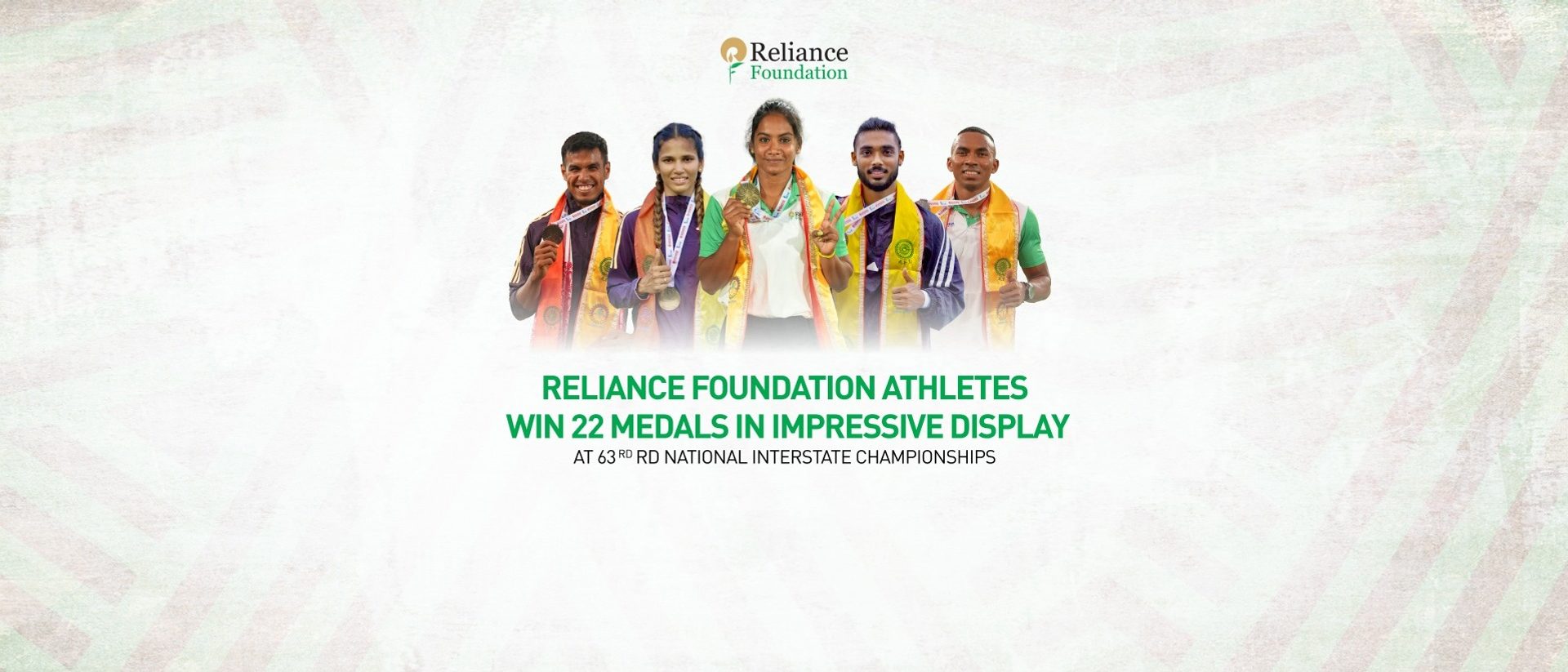 Reliance Foundation Athletes Win 22 Medals In Impressive Display At 63rd National Interstate Championships