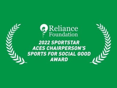 Reliance Foundation wins the 2022 Sportstar Aces Chairperson's Sports for Social Good Award!