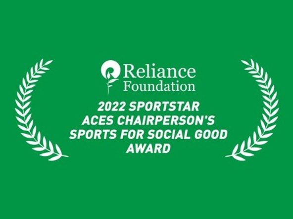 Reliance Foundation wins the 2022 Sportstar Aces Chairperson's Sports for Social Good Award!